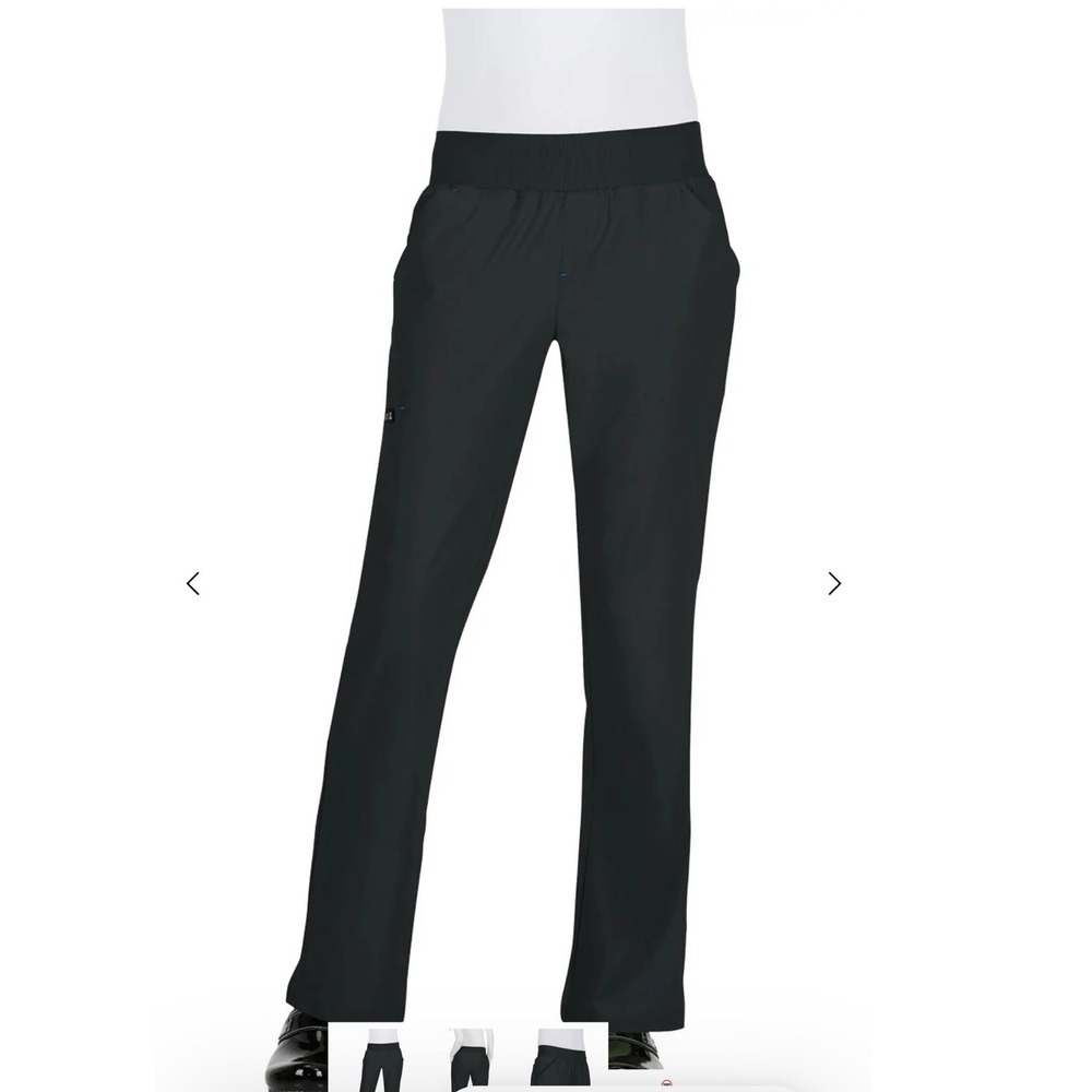 Koi scrubs bottoms‎ pants Medium Tall black Laurie yoga style #732-T